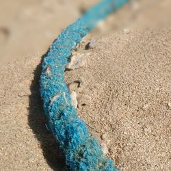 Close-up of water against blue sky