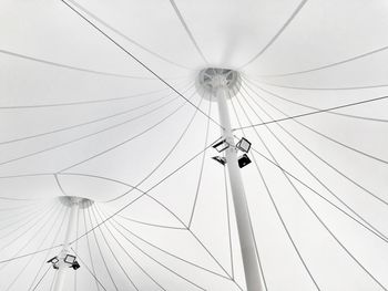 Low angle view of ferris wheel against sky