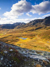 View of mountain landscape