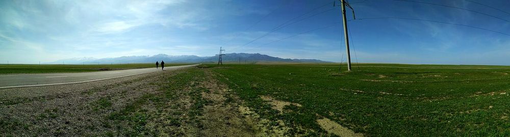 Scenic view of landscape against sky