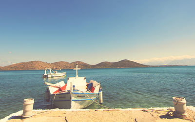 Boat in sea