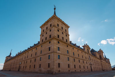 Low angle view of historical building against sky