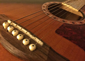 Close-up of guitar