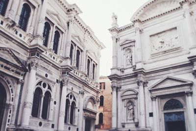 Low angle view of historical building