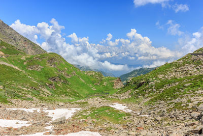 Scenic view of landscape against sky