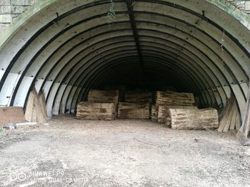 Archway of built structure