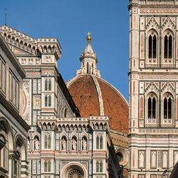 Close up of the cathedral of santa maria del fiore in florence 