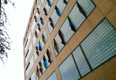 Low angle view of modern building