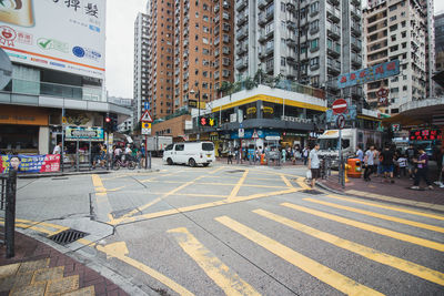 View of city street