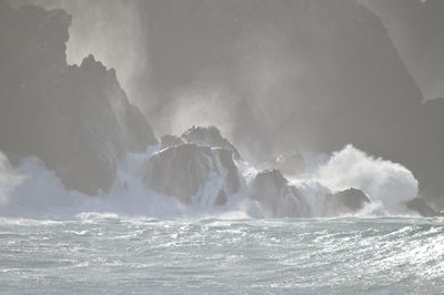 Panoramic view of sea against sky