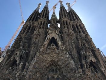 Low angle view of building against sky