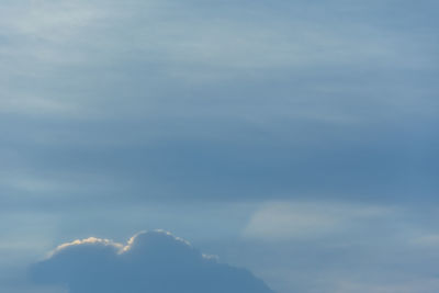 Low angle view of clouds in sky