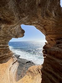 Panoramic view of rock formations