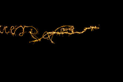 Blurred motion of blurred lights