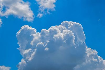 Low angle view of clouds in sky