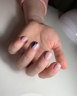 Close-up of woman holding hands