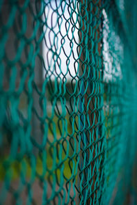 Close-up of chainlink fence