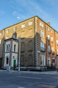 Low angle view of building against sky