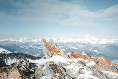 Majestic alps - view from kronplatz, bruneck