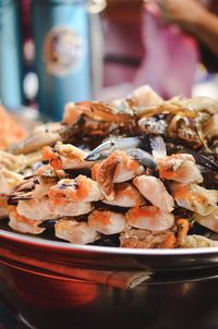 Close-up of food in plate