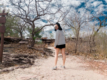 Full length portrait of girl