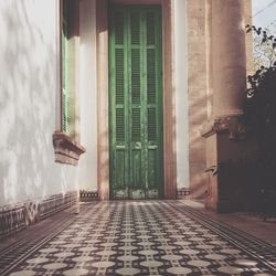 Walkway leading to building