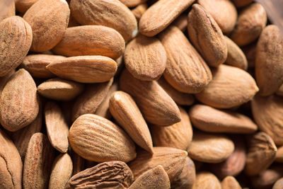 Close-up of almonds at bakery