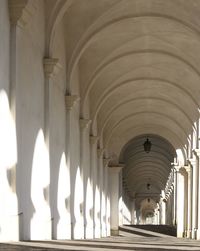 Corridor of historic building