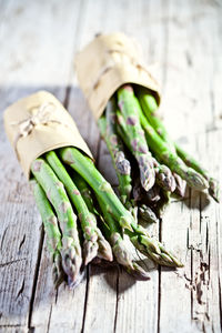 Close-up of vegetables on cutting board