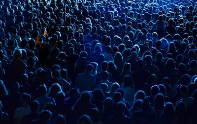 Crowd at music concert