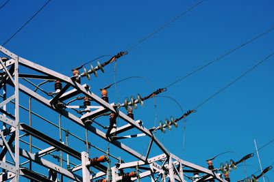 Electricity tower and blue sky