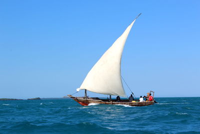 Zanzibar sailing boat