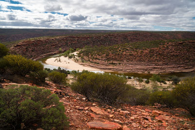 Scenic view of landscape against sky