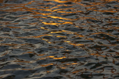 Full frame shot of rippled water