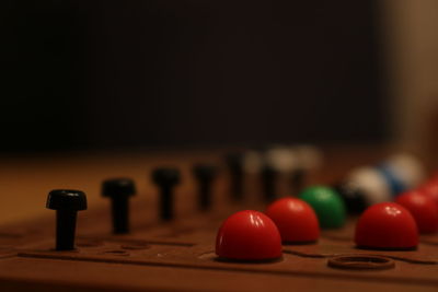 Close-up of leisure game on table