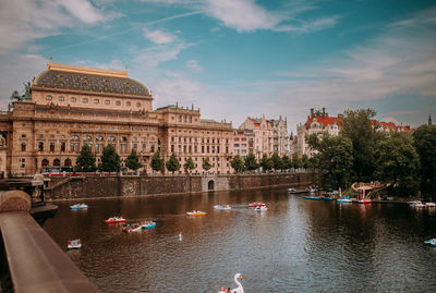 Buildings in city