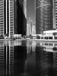 Modern buildings in city