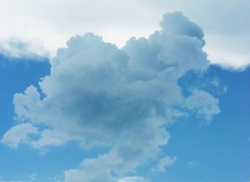 Low angle view of cloudy sky