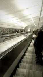 Low angle view of subway station