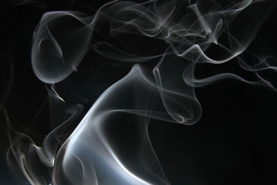 Close-up of smoke abstract background