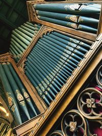 Low angle view of staircase in building