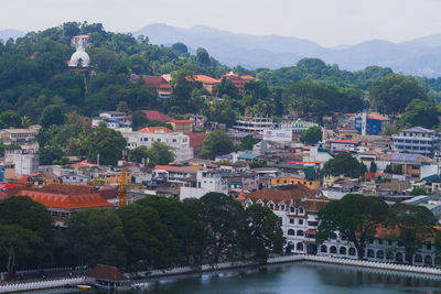 Beautiful view of kandy in sri lanka