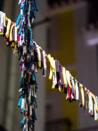 Low angle view of decorations during carnival