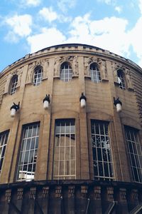 Low angle view of building against sky