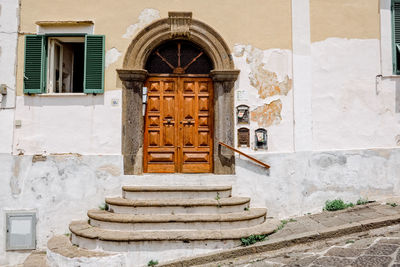 Exterior of old building