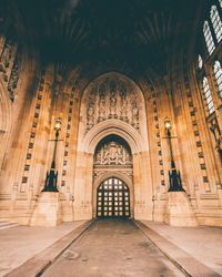Corridor of historic building