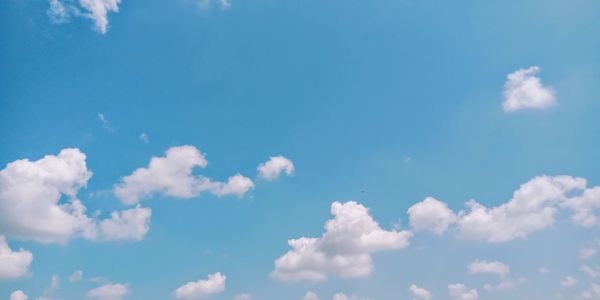 Low angle view of clouds in sky