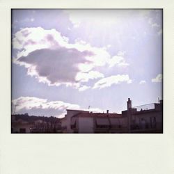 Low angle view of cloudy sky