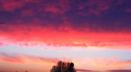 Low angle view of cloudy sky