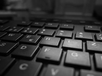 Close-up of computer keyboard